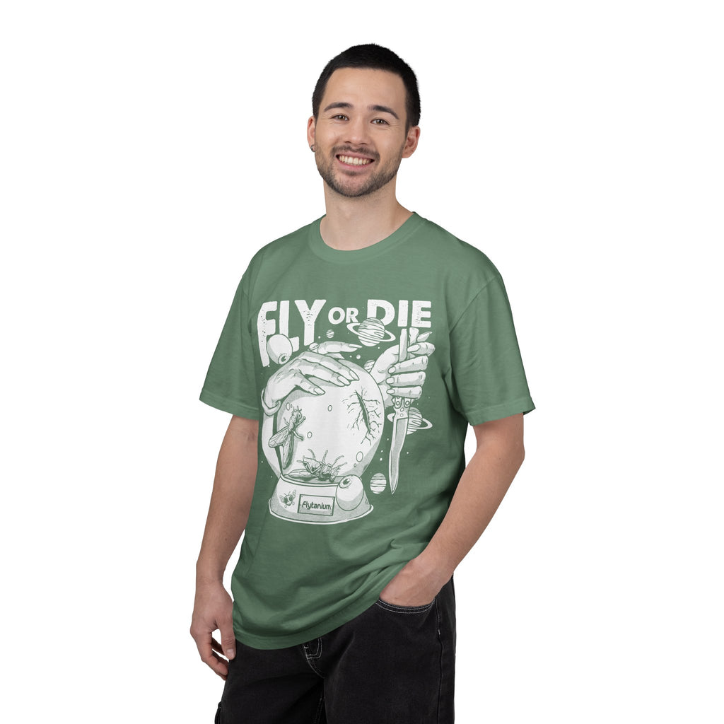 Flytanium - Fly or Die Graphic T-Shirt | White