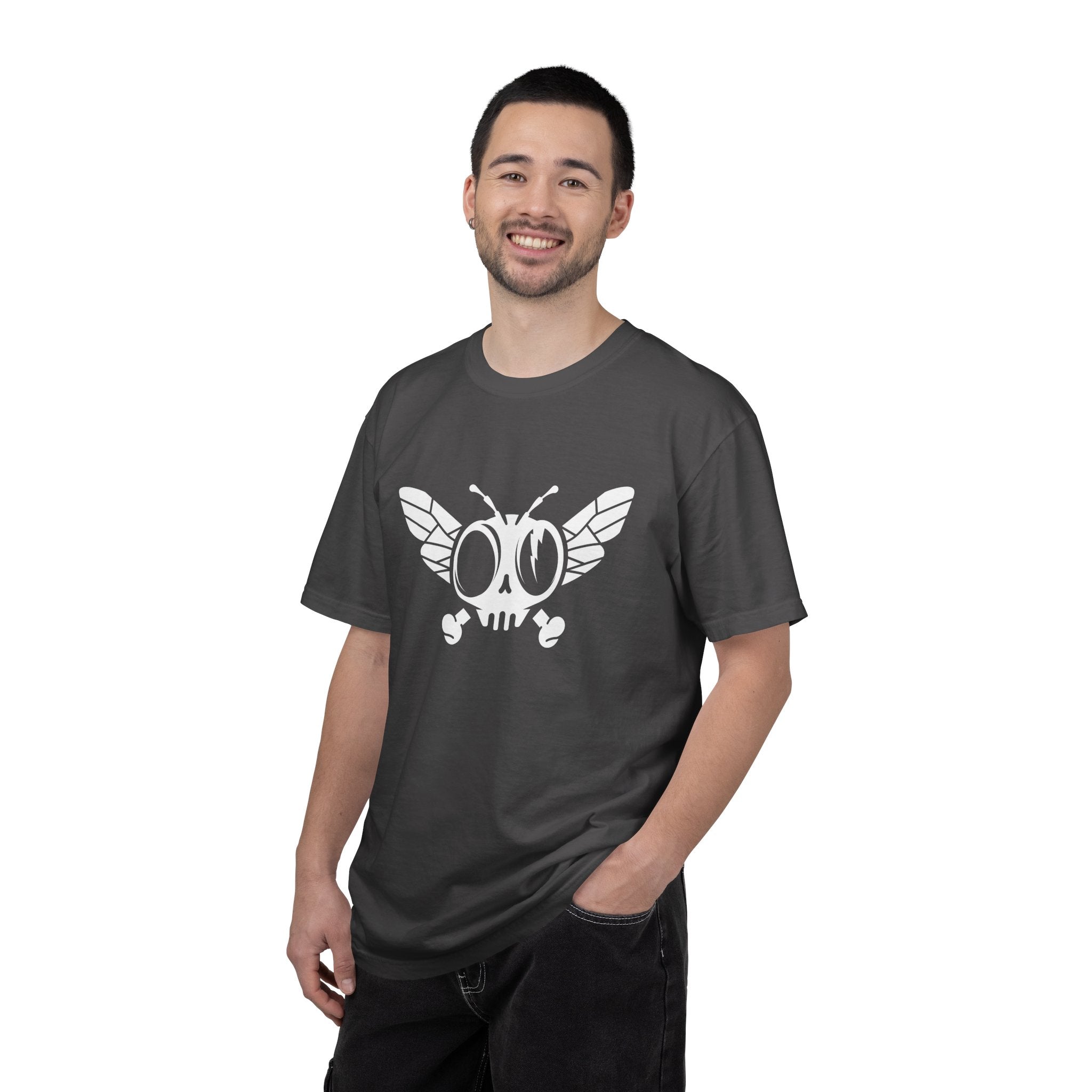 Flytanium - Dead Fly Logo T-shirt | White