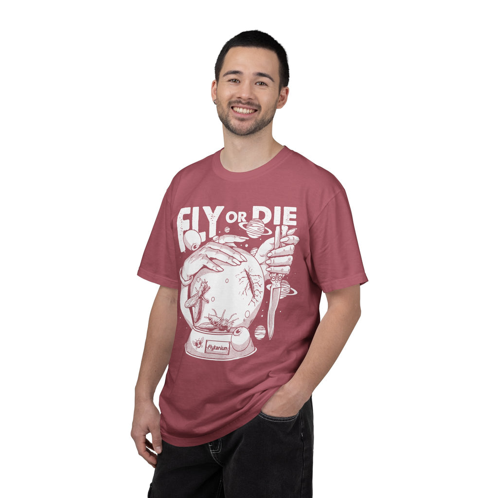 Flytanium - Fly or Die Graphic T-Shirt | White