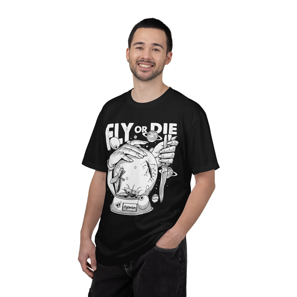 Flytanium - Fly or Die Graphic T-Shirt | White