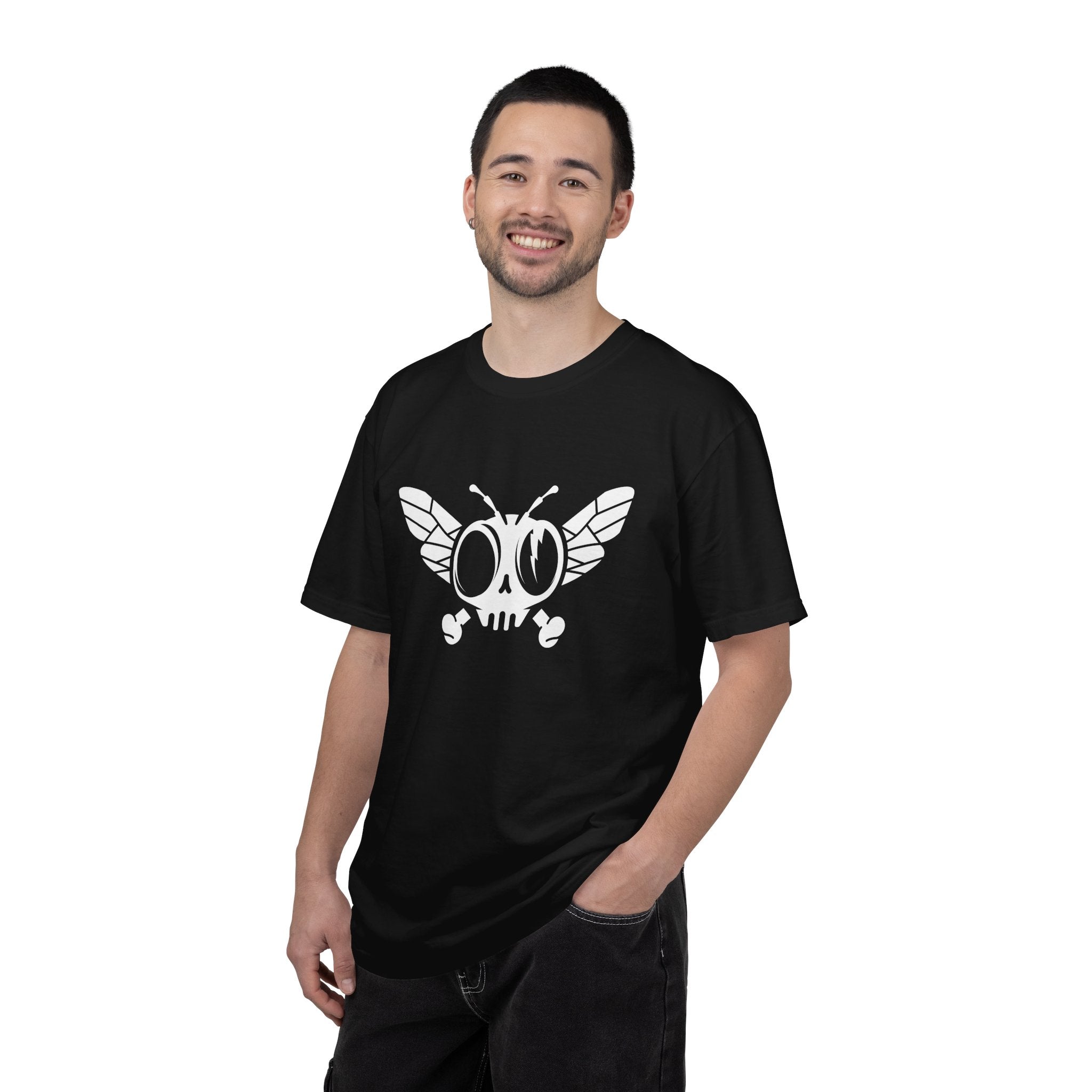 Flytanium - Dead Fly Logo T-shirt | White