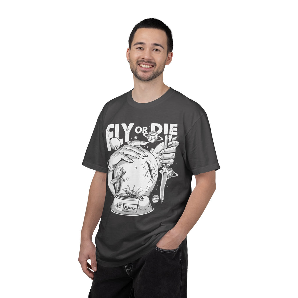 Flytanium - Fly or Die Graphic T-Shirt | White